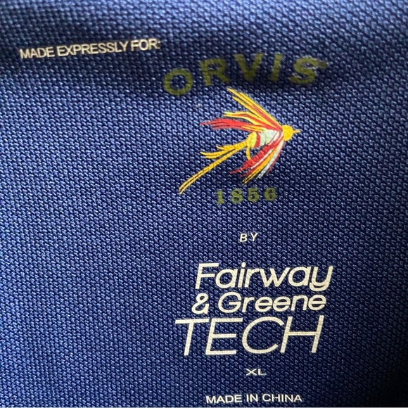 Orvis Fairway & Greene Tech Polo Golf Short Sz XL - Picture 8 of 10